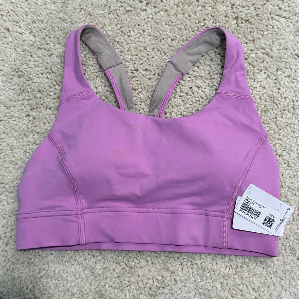 Lululemon Purple Sports Bra Size 8